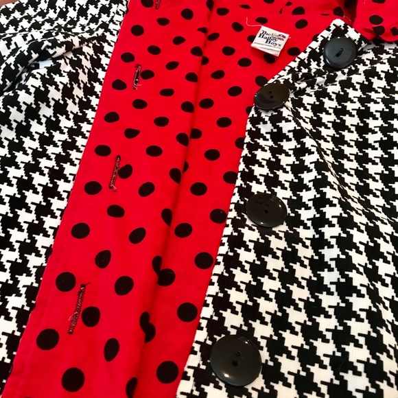 Bailey Boys Girls Houndstooth Coat Size 6 - Picture 3 of 3